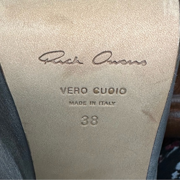 Rick Owens Metallic Ankle Boots - Picture 13 of 14